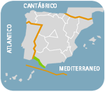 Huelva hotels map