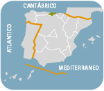 Santander hotels map