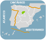 Segovia hotels map