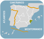 Benidorm hotels map