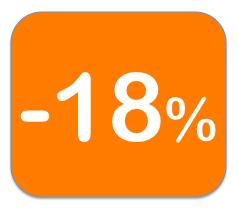Zahlen Sie jetzt und sparen - 18%  Rabatt