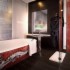 Bathroom with TV mirror screen