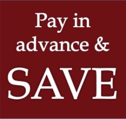Book & Pay in Advance and Save