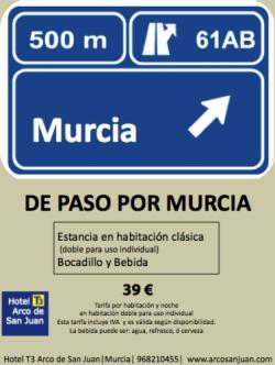 DE PASO POR MURCIA Desde €&euro;39.00