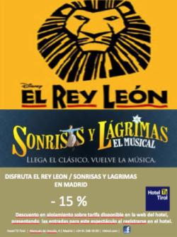 Oferta EL REY LE�N / SONRISAS Y L�GRIMAS