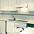 Independent kitchen in apartment