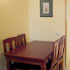 dining area in studio