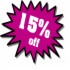 Advance Purchase, save 15% !!
