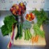 Freshly picked vegetables from Cosses Country House garden